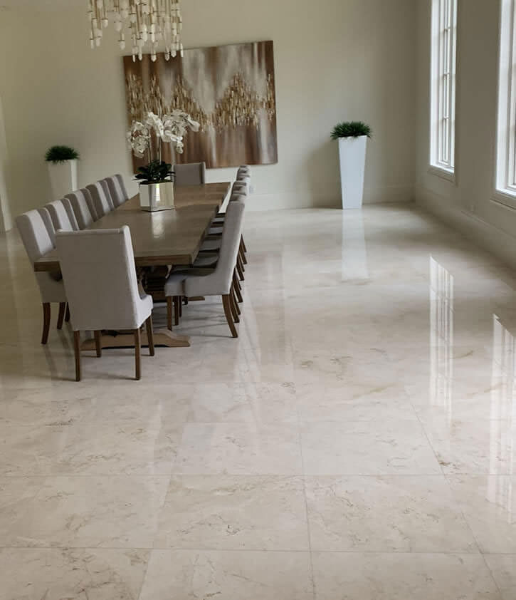 Travertine Polishing, Sealing and Repair from Stone Restoration Services