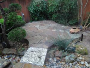 Cleaning Outdoor Flagstone in McKinney TX