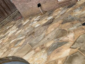 Exterior Limestone Cleaning and Sealing Prosper TX